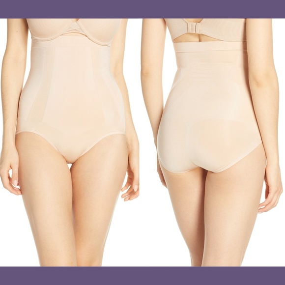 NEW Spanx Oncore High Waist‎ Shaping Briefs in Soft Nude [SZ Small ] - Picture 1 of 8